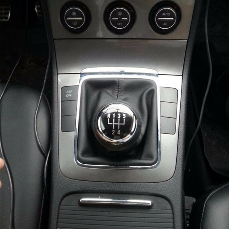 5/6 velocità M pomello del cambio leva Stick ghetta Boot Cover collare per Volkswagen VW Passat B6 2005-2011 accessori per lo Styling dell'auto