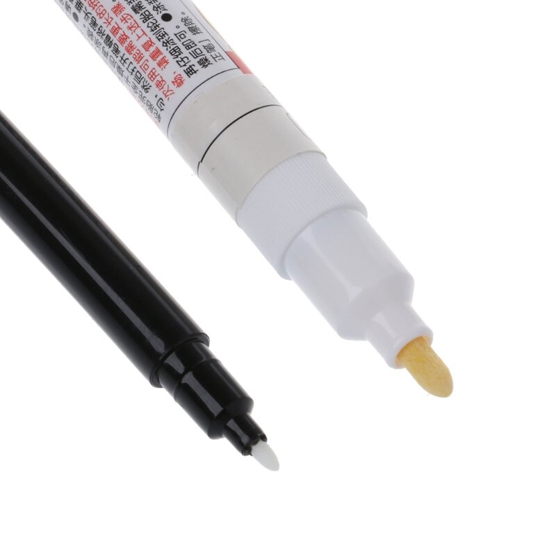 1 Set of White-Color Permanent Tire Marker Pen for Car Tyre And Motocycle Tyre
