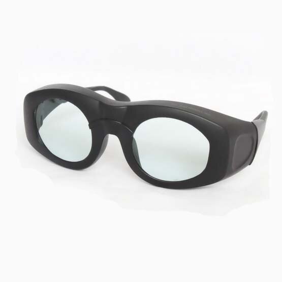 2100nm laser okulary ochronne O.D 5 + certyfikat CE z dużym ramki nadające się na okulary korekcyjne