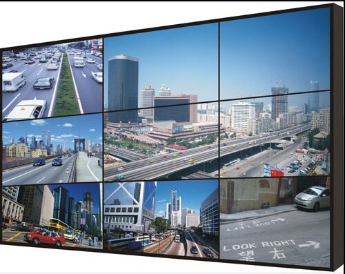 Videovigilancia de pared con pantalla led para interiores, videovigilancia CCTV de 46 pulgadas, 700nits, 20mm, 3x3