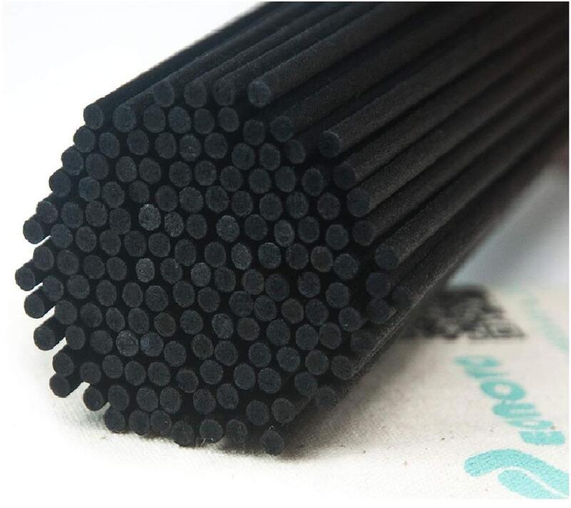 100 stücke 40/35/30/25/22/19/10cm Schwarz Faser Rattan Sticks reed Diffusor Refill Sticks Aromatherapie Diffusor Sticks Reed-Sticks