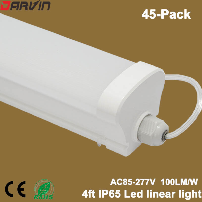 Gaya Baru. Tahan Air LED Tri-Proof Light LED Linear Lampu Tabung RA80 4ft 120 Cm 36W IP65 Kuat Tabung untuk parkir Bawah Tanah