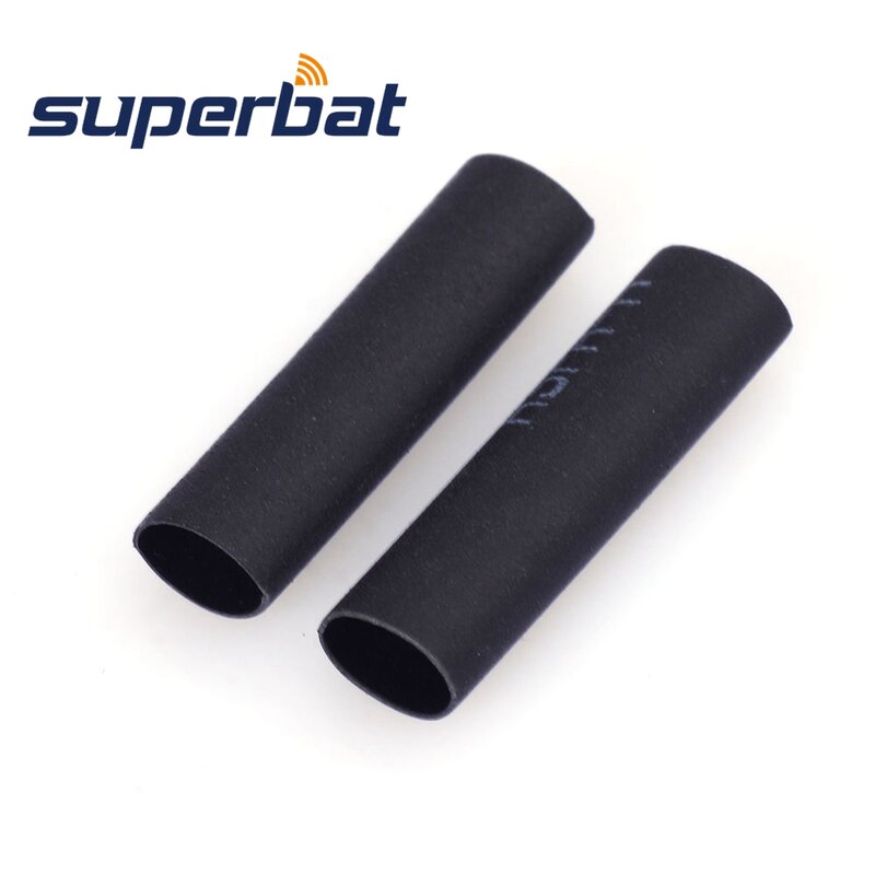 Superbat 열 수축 튜브 와이어 랩 케이블 슬리브, OD 3.5mm 길이 18mm, 100 개