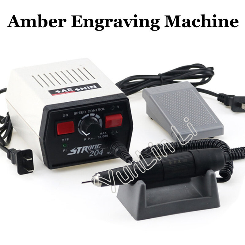Teeth Grinding Machine 204+102L Jewelry Tools Milling Wood Jade Carving Machine Jewelry Polishing and Engraving