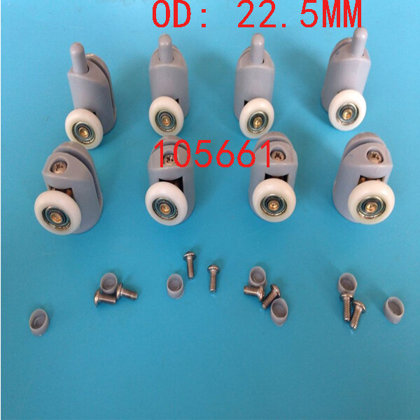 8* Shower rooms cabins & shower room roller 22.5mm  ( a set 8pcs free shipping ) On sale
