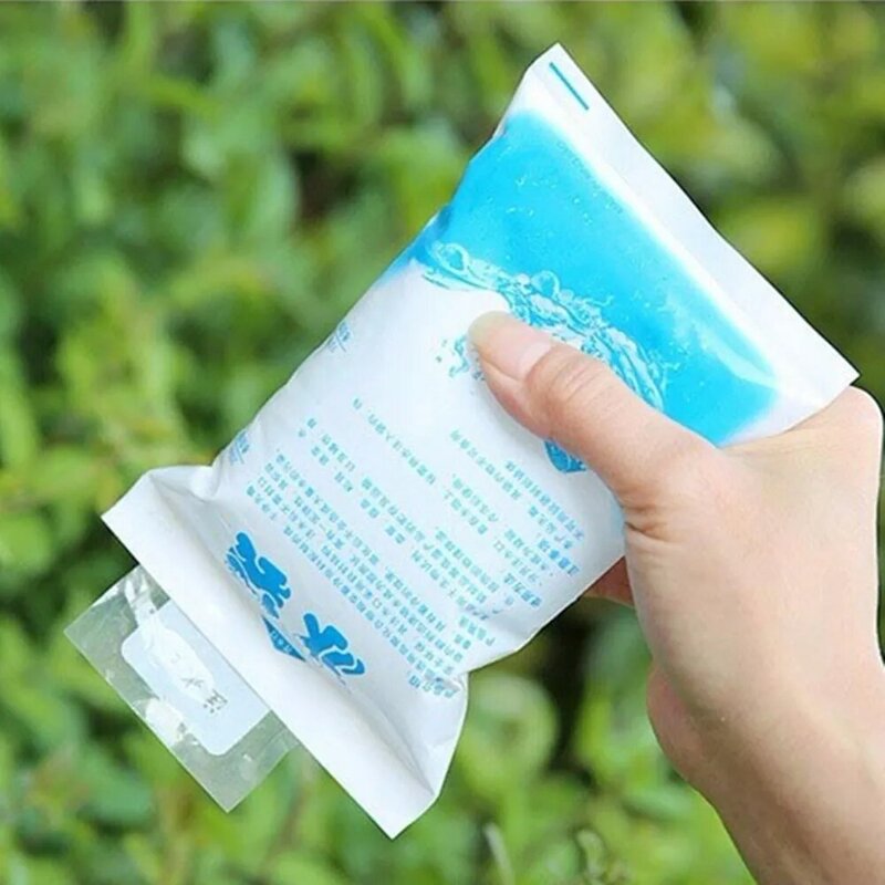 10Pcs/set Reusable Eco PE Water-filled Ice Packs To Keep Fresh Cool Down Gel Ice Packs Express Food Seafood Thickened Cold Packs