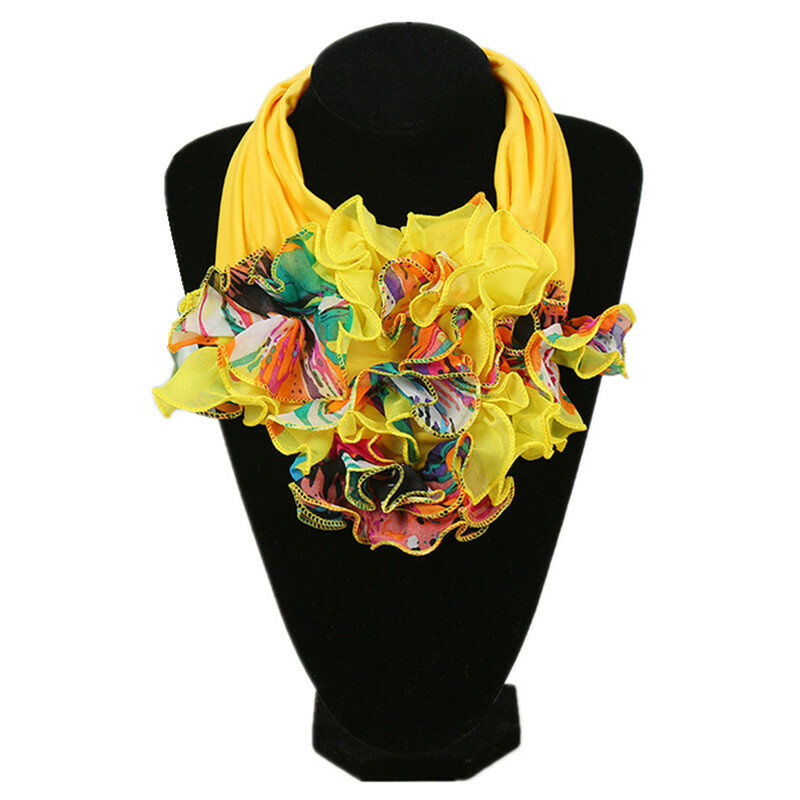 Bufanda de cuello Floral para mujer, pañuelo de marca de lujo, a la moda, para el invierno, novedad de 2023