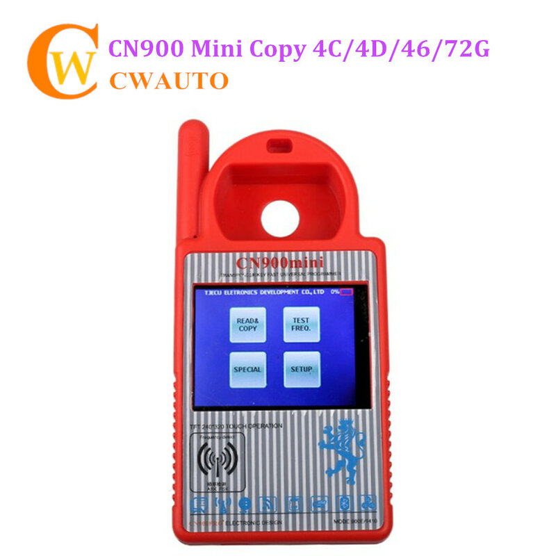 CN900 Mini 4C 4D 46 48 72G Chip Key Copier Transponder Key Programmer Update Online with Multilanguages