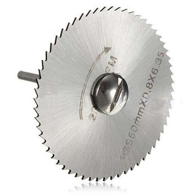 6 discos de corte giratórios da ferramenta das lâminas de serra circular hss dos pces mandril para o corte dremel com número de seguimento