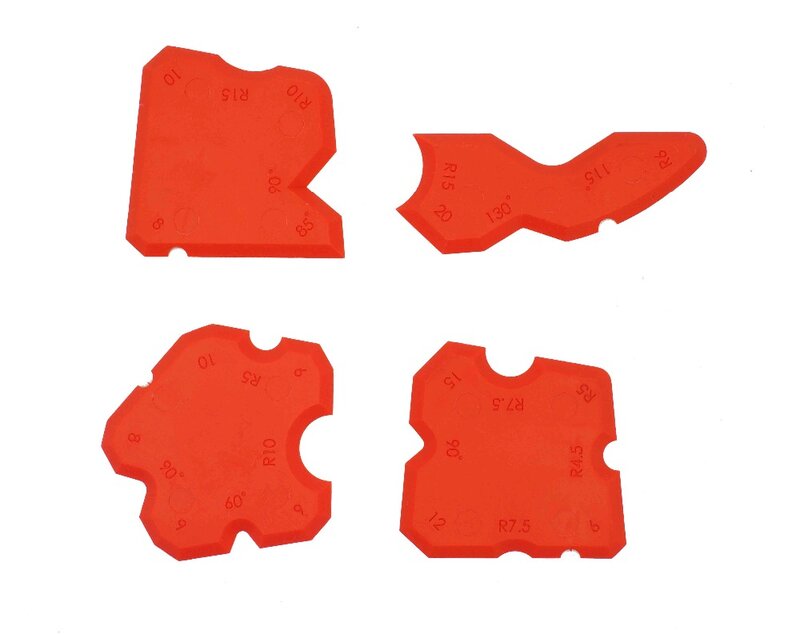 Multi-funcional diferentes tamanhos de canto plástico silicone selante raspador de espátula de silicone novo tipo popular (BC-P062)
