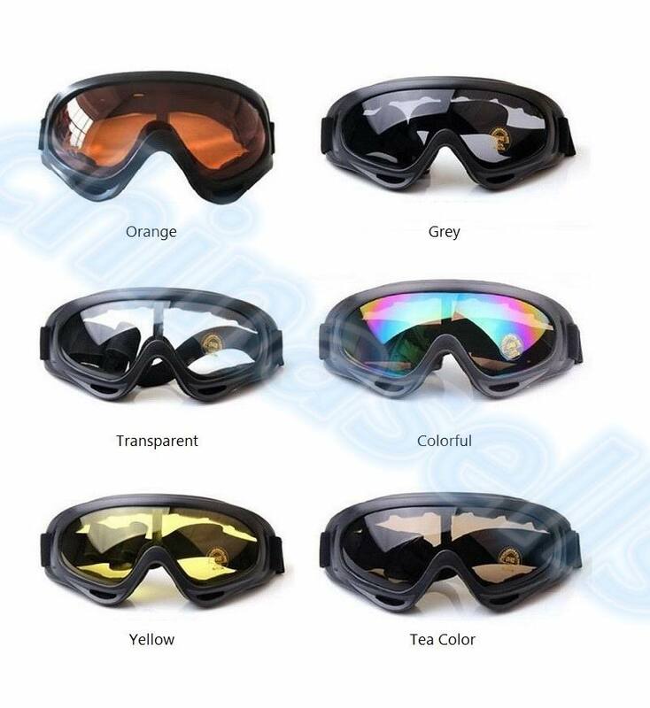 1Pcs ฤดูหนาว Windproof สกีแว่นตาแว่นตาแว่นตาแว่นตากีฬากลางแจ้ง Cs แว่นตาสกีแว่นตา UV400ป้องกันฝุ่น Moto ขี่จักรยานแว่นตากันแดด