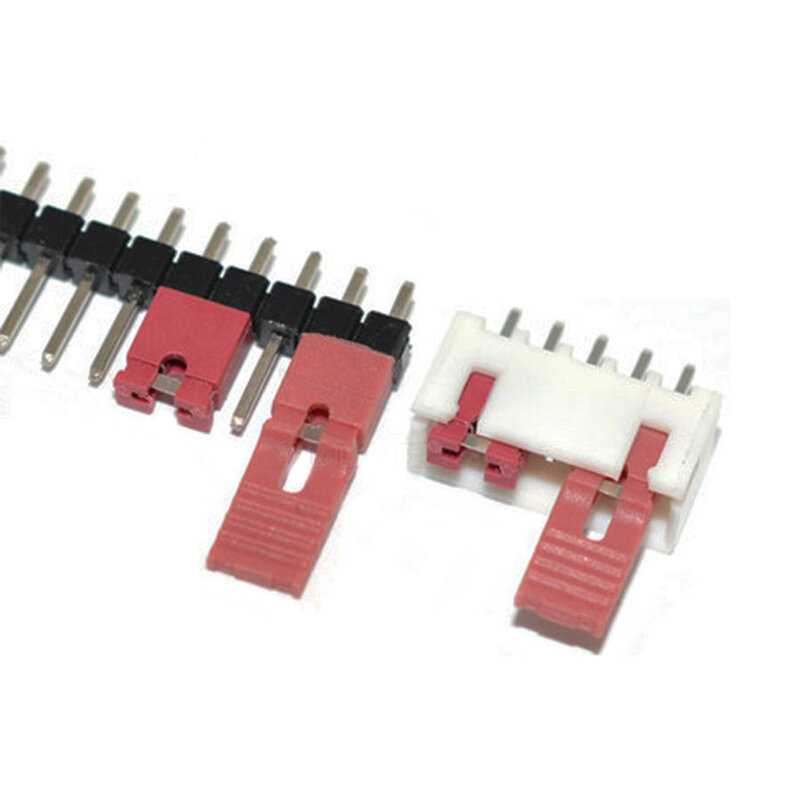 50pcs 2.54mm Pitch Jumper Cap Pin Header Connector Short / Long Type Jumper Plug Cover DIY Repair Parts