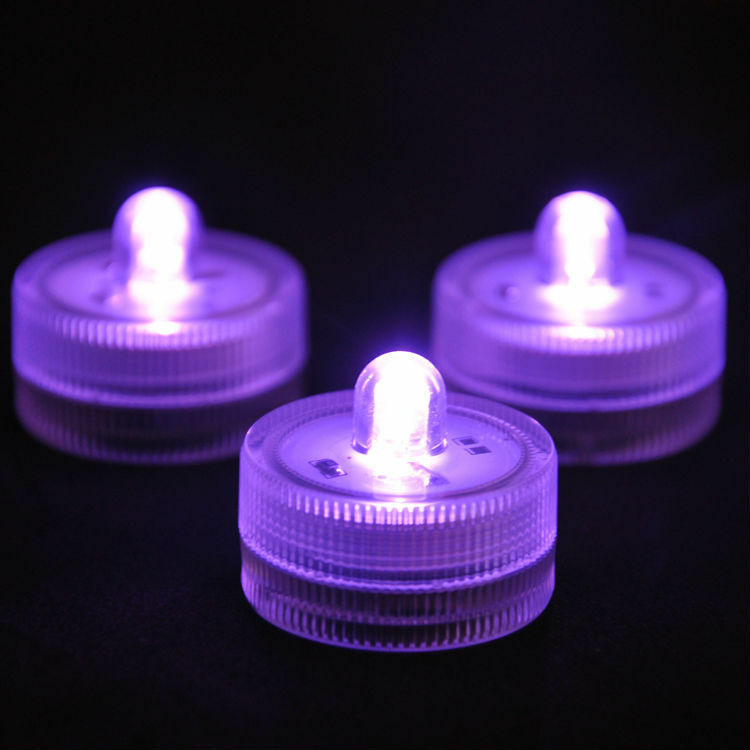 3000 pcs/lot Waterproof Underwater Battery Powered Submersible LED Tea Lights Candle for led party FREE SHIPPING