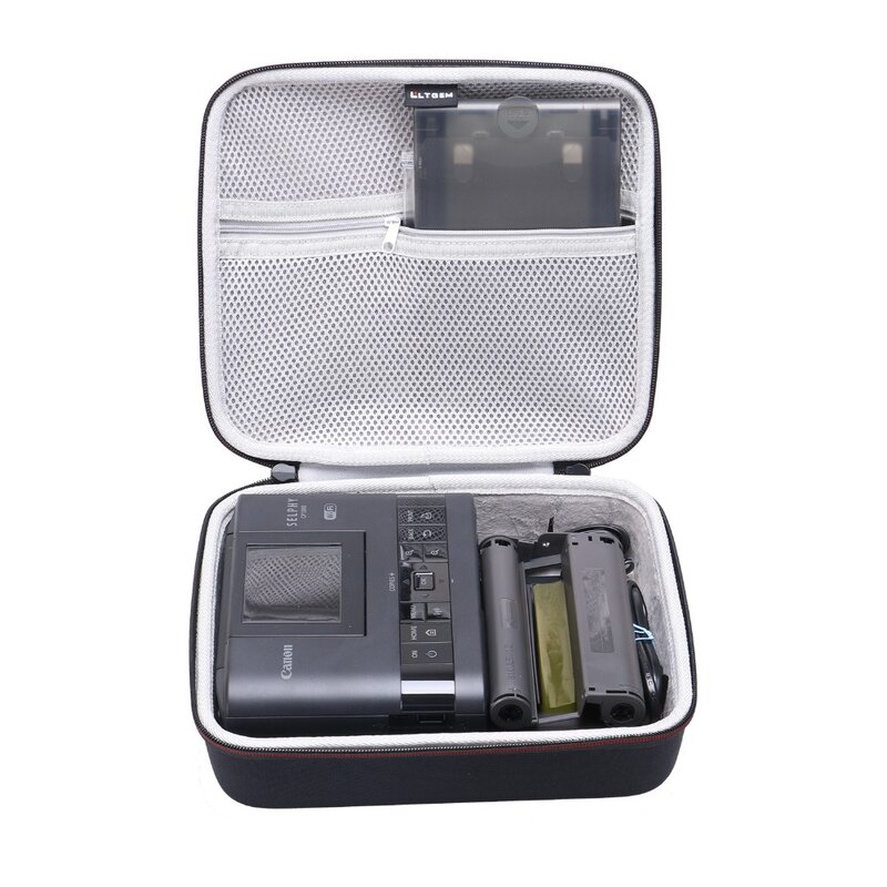 LTGEM-EVA Hard Case para Canon, impressora fotográfica compacta, transporte protetor de viagem, saco de armazenamento, SELPHY CP1200 e CP1300