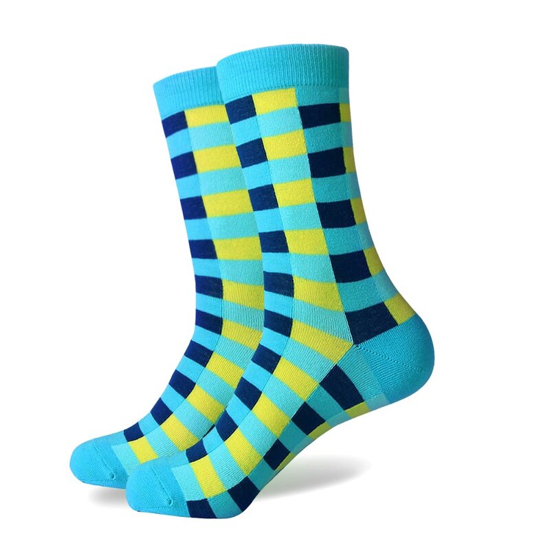 Сочетающиеся деловые мужские хлопковые носки Свадебные носки брендовые носки американские размеры (7,5-12) 420-425