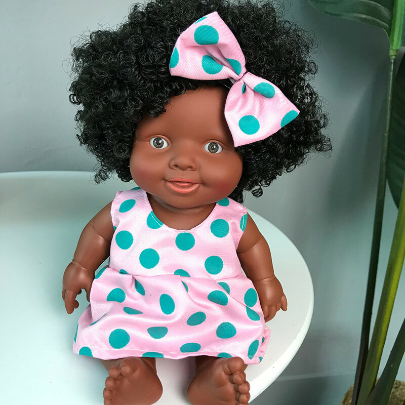 여자를위한 lol 인형 깜짝 아이들을위한 플라스틱 인형 장난감 bebe reborn menina corpo de 실리콘 움직일 수있는 합동 아프리카 인형 k418