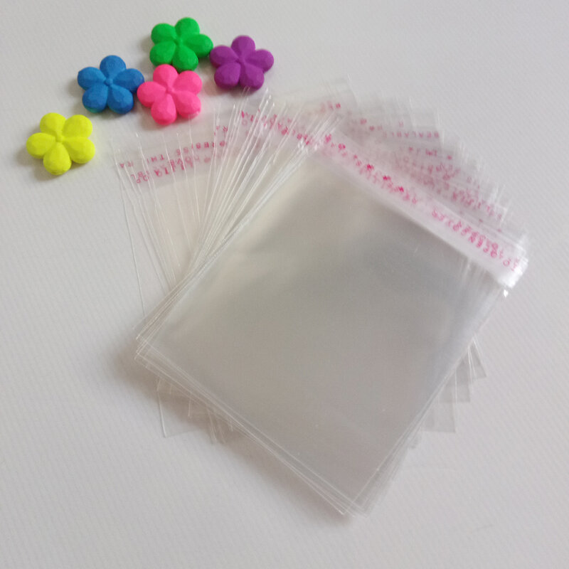 10000pcs 12x19cm Opp Zak Zelfklevende Duidelijke Transparante Zakken Voor Doek/gift/Sieraden Pouch kleine Plastic Zak Display Verpakking Zak