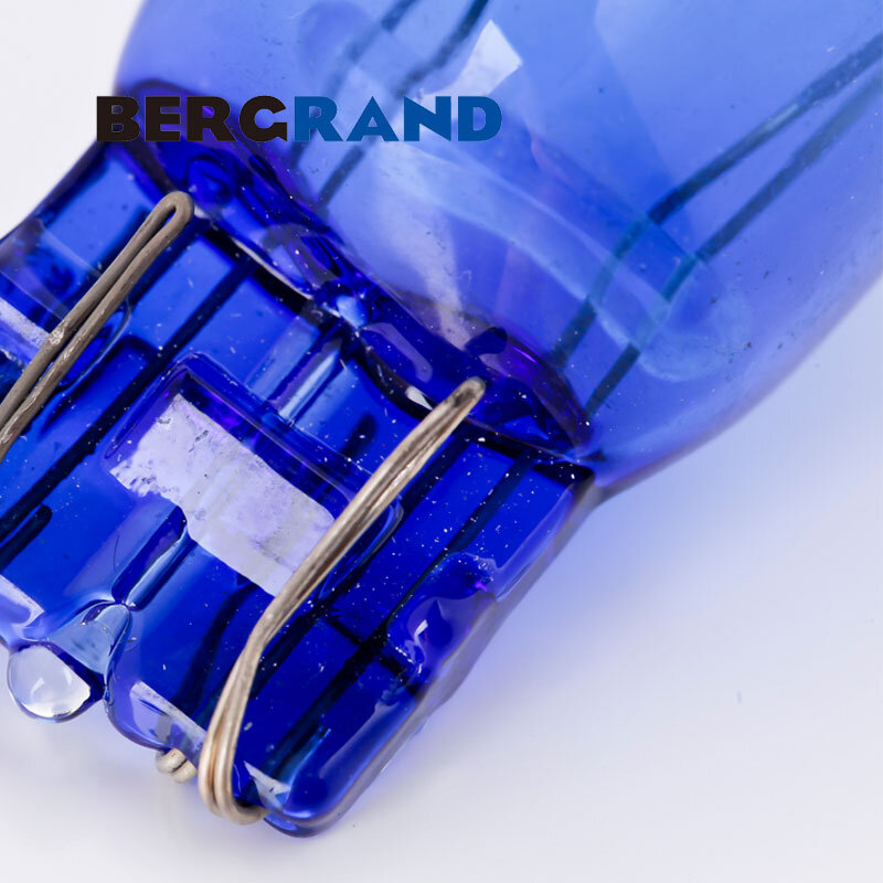 2PCS T20 Bulb Natural Glass Blue 7443 580 W21/5W DRL Bulbs Double Filaments W3*16q For Vauxhall ASTRA J light bulbs for auto