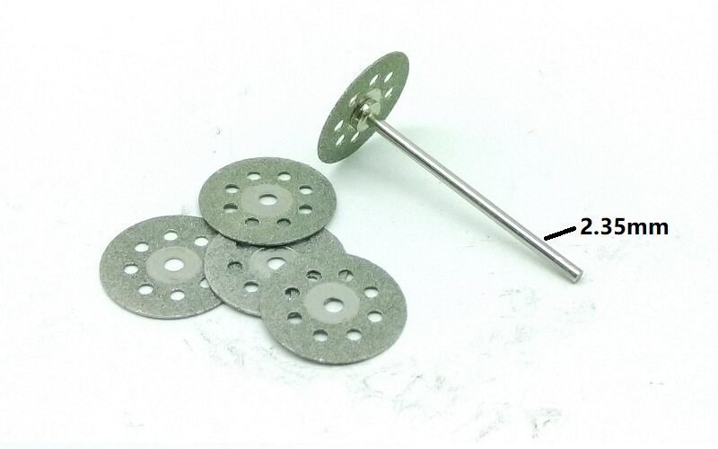Nieuwe 6 stks/set OD22mm Diamant Slijpschijf Saw Circulaire Snijden Schijf Dremel Rotary Tool Diamantschijven Dremel Accessoires