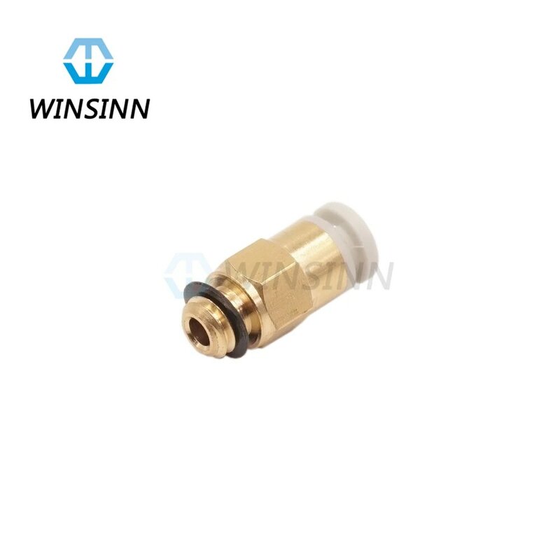 Pneumatic Fittings Connectors PC4-M6 PC4-M5 PC4-01 PC4-M10 PC6-01 PC6-M10 For 4mm 6mm Tube PTFE Quick J-head Hotend Extruder