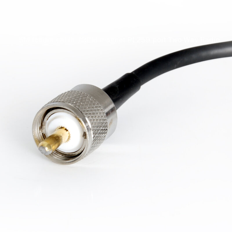 Zastone-Câble d'alimentation magnétique pour talkie-walperforé, base d'antenne magnétique, accessoires pour voiture, radio mobile, aimant 13cm, 5m, PL259