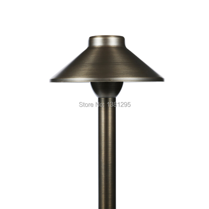 Внешний Ландшафтный дорожный фонарь, водонепроницаемая бронзовая лампа с низким напряжением 12 В, 24 шт.