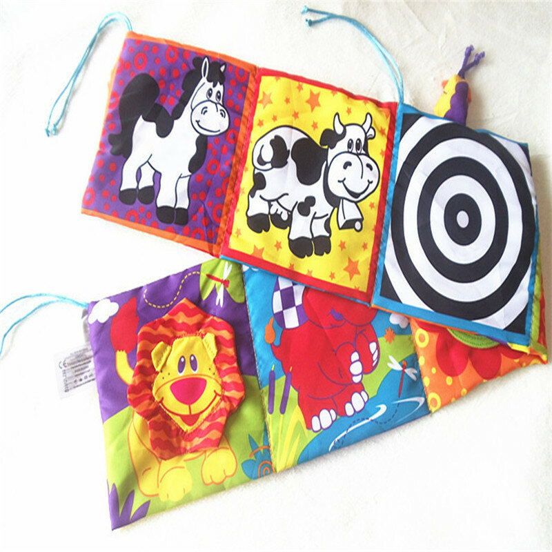 Giocattoli per bambini culla paraurti libro di stoffa per bambini sonagli per bambini conoscenza intorno al paraurti colorato multi-touch per giocattoli per bambinijk874354