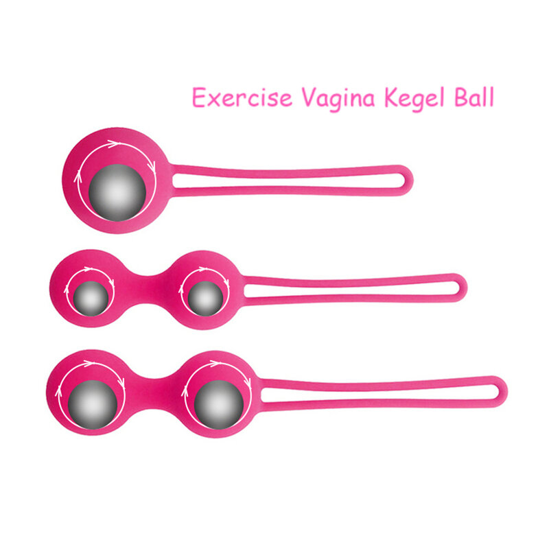 Bolas de Kegel Vaginal bolas de entrenamiento juguetes sexuales de silicona Ben bolas de estiramiento de Vagina Geisha pelota mujer adulto producto sexual