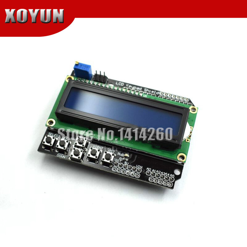 3.3V LCD1602 16X2 blue screen 1602A LCD blue white words with backlight