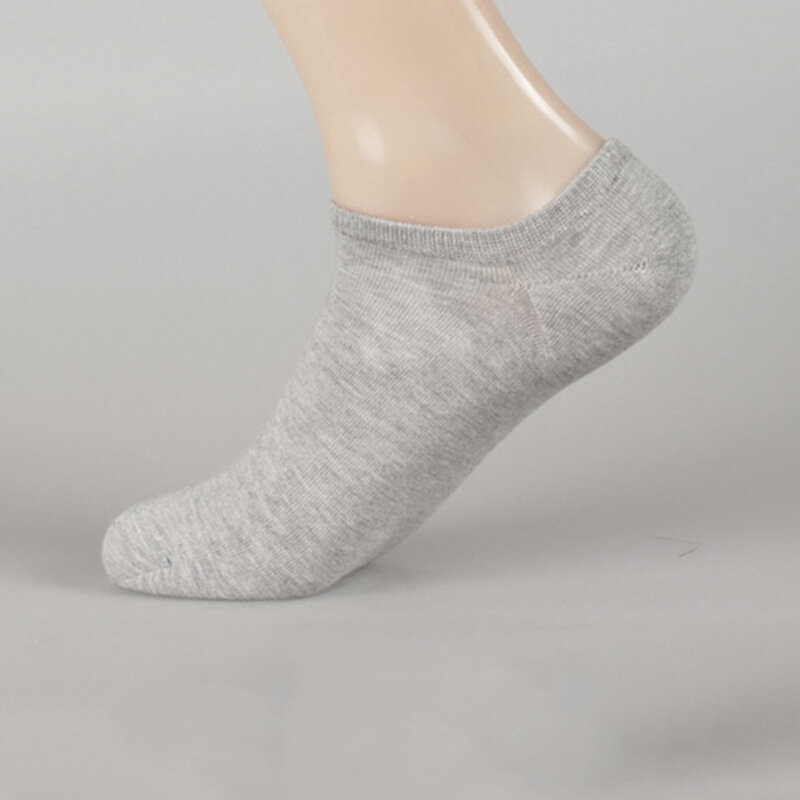 コーマ綿ブランド靴下色男性靴下ギフトボックス古典的な高品質カジュアル通気性浅い口の靴下meias calcetines