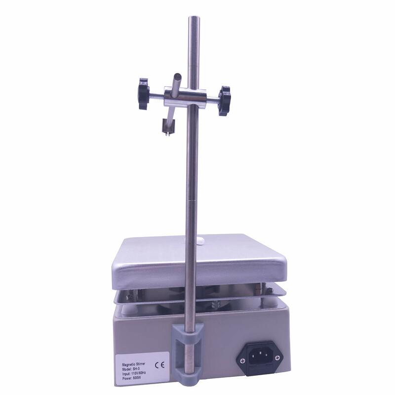 SH-3 agitateur magnétique de plaque chauffante de laboratoire Volume 5000ml avec double contrôle et barre d'agitation de 1 pouce, tension 110 V/220 V