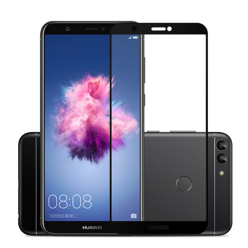 P Smart verre trempé pour Huawei P Smart double SIM PSmart 9 H couverture complète Film protecteur d'écran pour P Smart FIG-LX1
