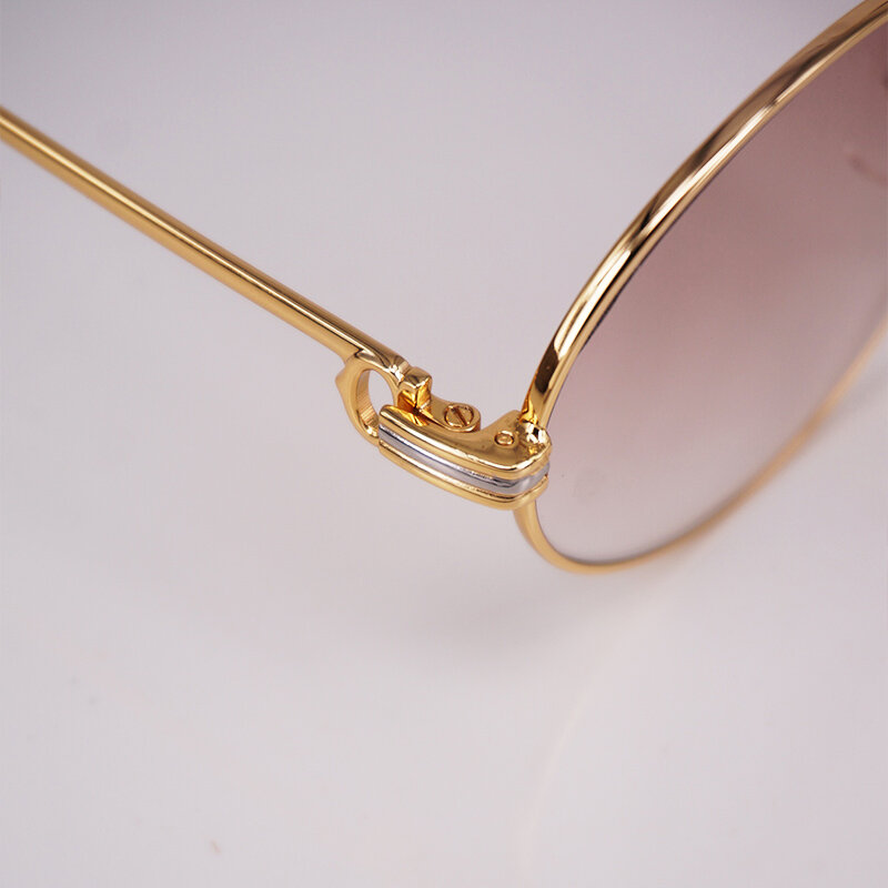 2018 Vintage Sonnenbrille Männer Luxus Herren Sonnenbrille Marke Designer Carter Gläser Rahmen Sonnenbrille Hohe Qualität Oval Shades