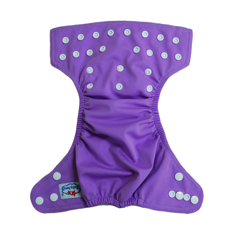 【Babyland】NewBorn Baby Cloth Diaper Pocket Nappy 1PC Waterproof Diaper For 0-6 Months + 1PC NewBorn Microfiber Inserts 3-Layers