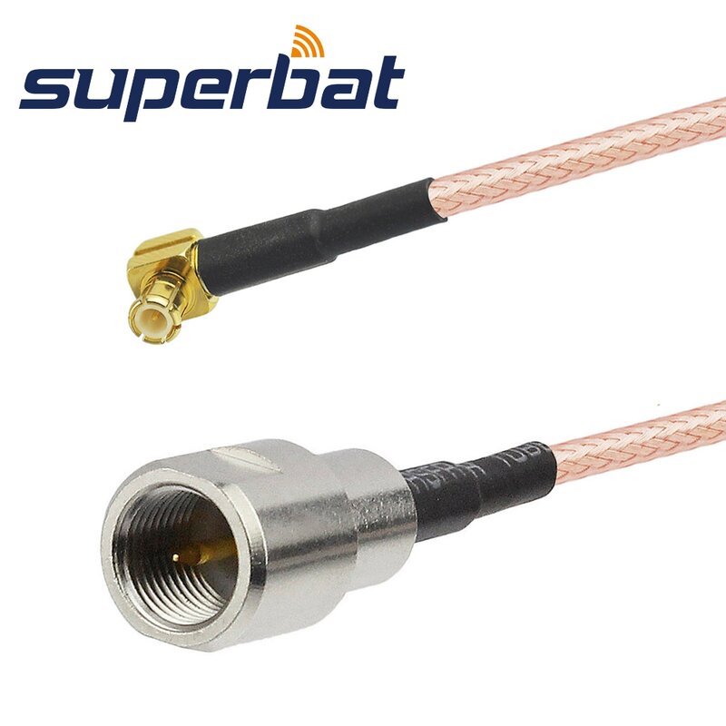 Supetbat UMTS Antenna Pigtail Cable FME Male to MCX rF316 15cm for Broadband Router Ericsson W30 W35