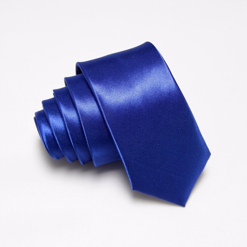 2019 corbatas delgadas de moda corbata para hombre corbatas de poliéster de color sólido 36 colores 5CM de ancho