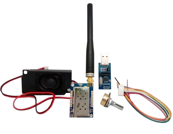 Kit de módulo de walkie-talkie vhf todo en uno, SA828, VHF, FM, transceptor, 2 juegos por lote