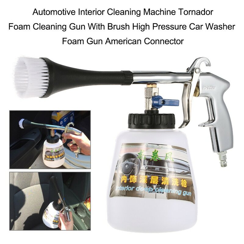 Pistolet à eau pour nettoyage en profondeur de voiture, nettoyeur haute pression, accessoires de lavage, outil de style Tornado Books