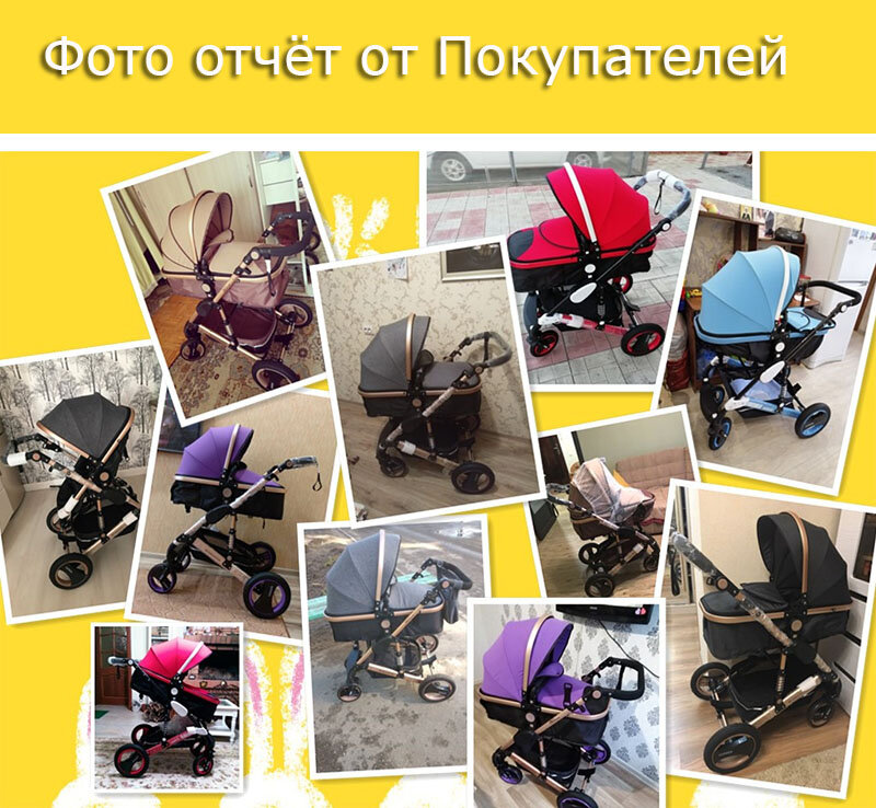 Carrito de bebé Wisesonle 2 en 1, carrito plegable de dos lados, para acostarse o amortiguar, envío gratis en Rusia