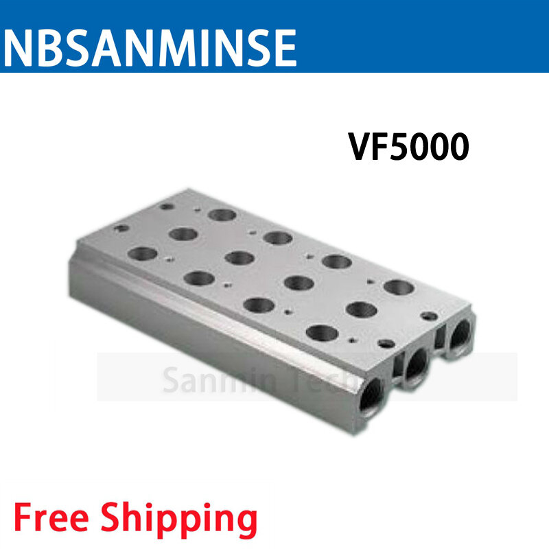 NBSANMINSE-colector de válvula solenoide VF3130 VF5120, placa Vavle, serie SMC, tablero conlux de alta calidad, Envío Gratis