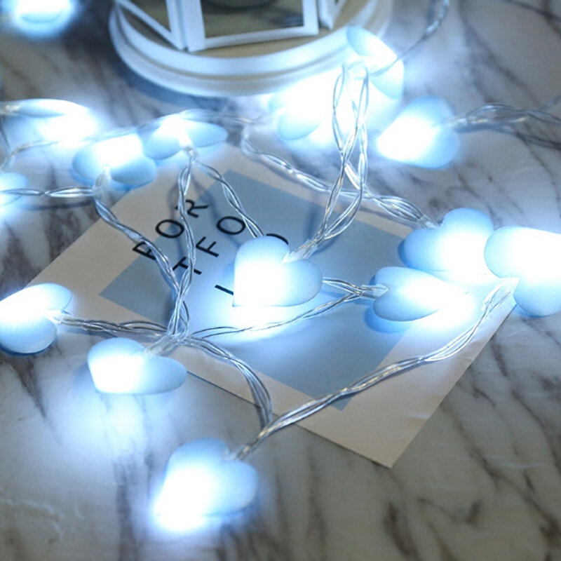 Lampu Liburan LED Garland Led Tali CINTA Lampu Peri Baterai Dioperasikan Natal/Karangan Bunga/Pernikahan/Valentine/Dekorasi Pesta