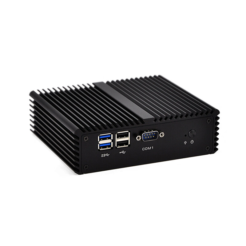 Gratis pengiriman komputer Mini PC perangkat keras inti prosesor i5-4200U dengan 2 Gigabit NIC mendukung AES-NI