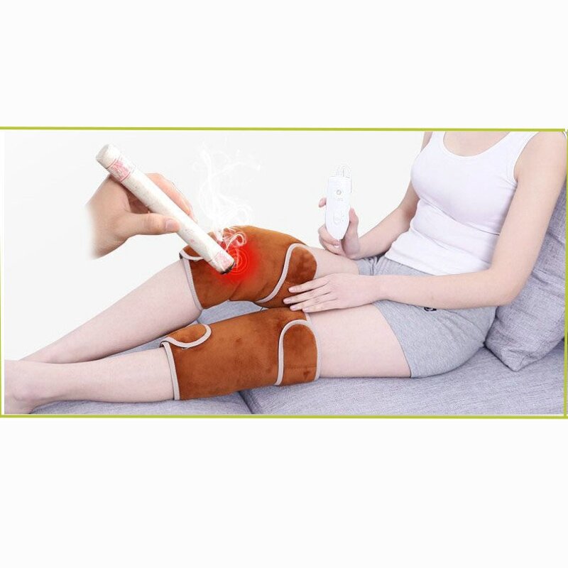 전기 무릎 패드 전자 오래된 차가운 다리 관절 따뜻한 염증 뜸 물리 치료 발열기 남성과 여성