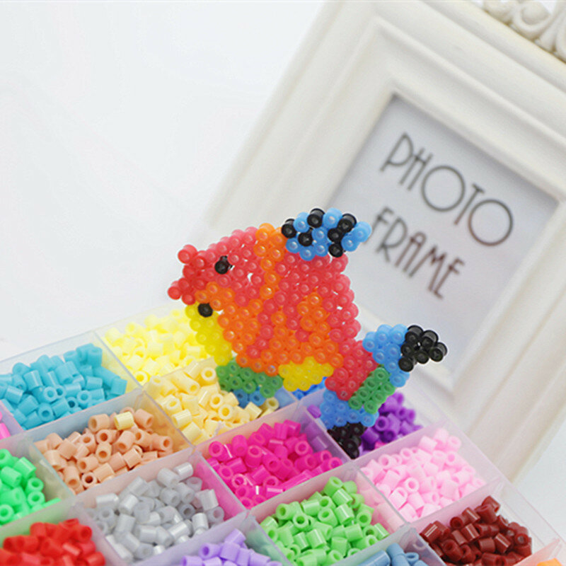 72 Colors 39000pcs Perler Kit 5mm/2.6mm Hama Beads 3D Puzzle DIY Kids Creative Handmade Craft Toy Gift
