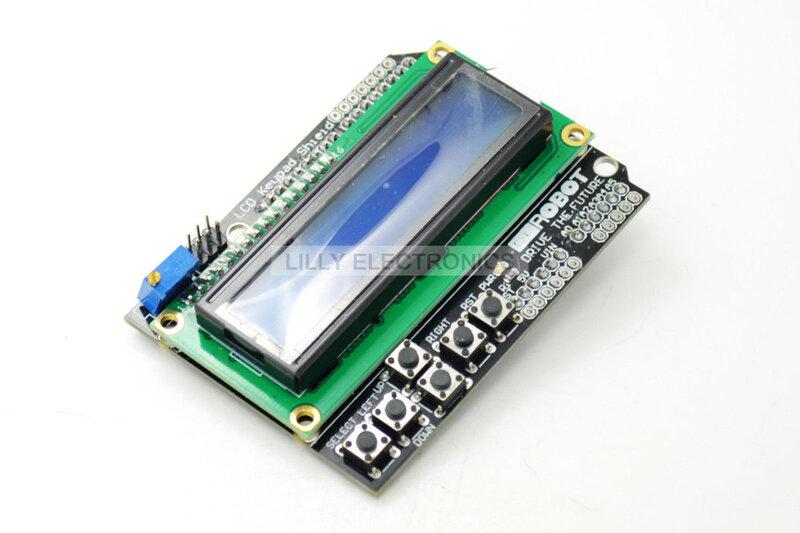 Karakter LCD1602 LCD Keypad Perisai