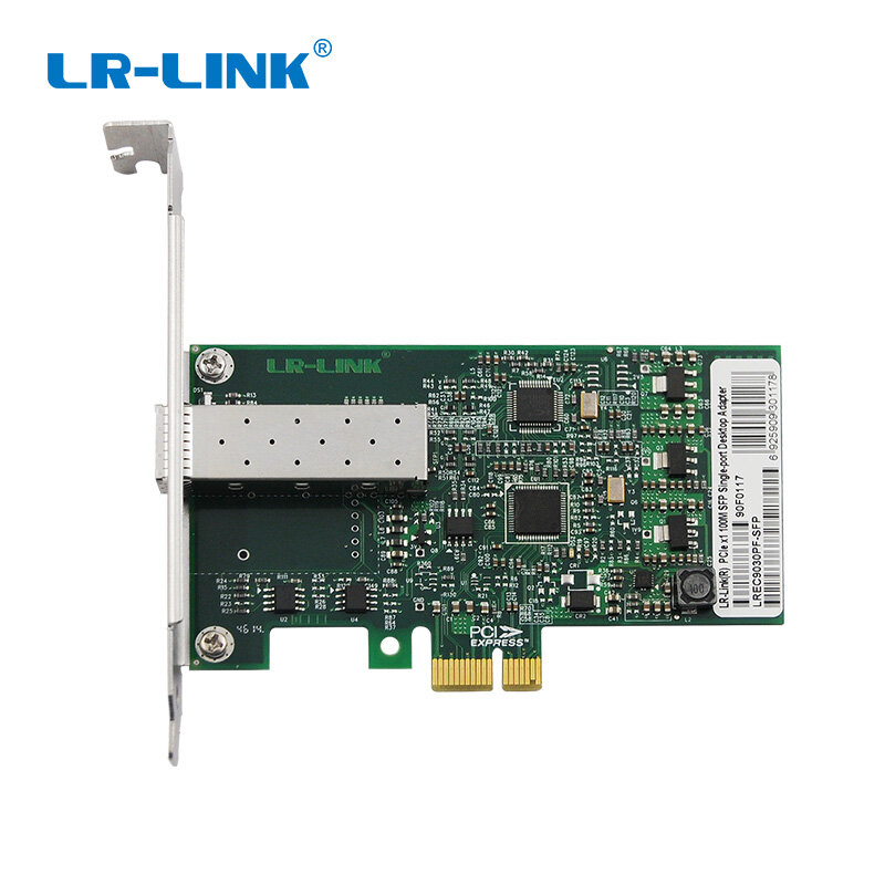Carte contrôleur d'interface réseau Ethernet PCI Express, LR-LINK mo, adaptateur Intel 100, puce pour ordinateur de bureau, 82574
