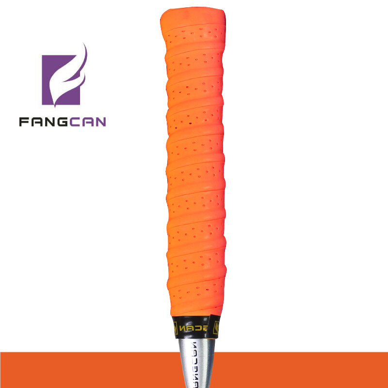 Fangcan grudar quilha para tênis e badminton, aderência por película pegajosa para raquetes de tênis e badminton, absorção de suor, peça única, 1 peça