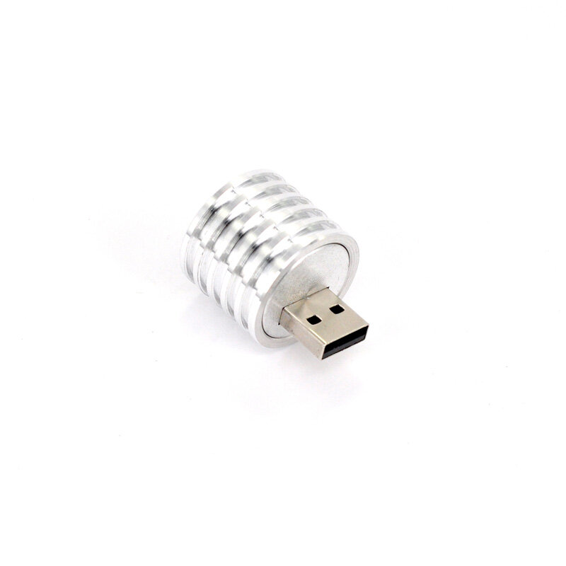 USB torcia elettrica mobile del supporto della lampada USB lampada testa 3 WLED abbagliamento testa della lampada in lega di alluminio USB