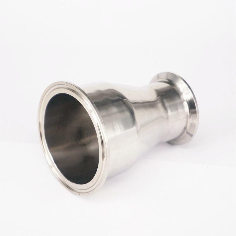 76mm a 51mm tubo od 3 "a 2" tri braçadeira redutor 304 de aço inoxidável conector de encaixe de tubulação sanitária para homebrew