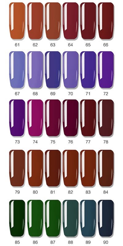 Nail Art Design Gel Varnish 120 Colors 10Ml Soak Off Enamel LED UV Gel Nail Polish Lacquer Manicure Vernis Semi Permanant Polish